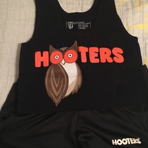 Authentic Black Hooters Top/Bottom Set